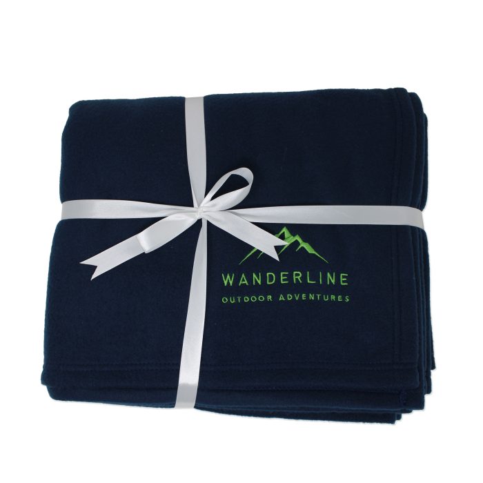 fleece blanket with logo - promotional blankets, custom printed fleece blankets