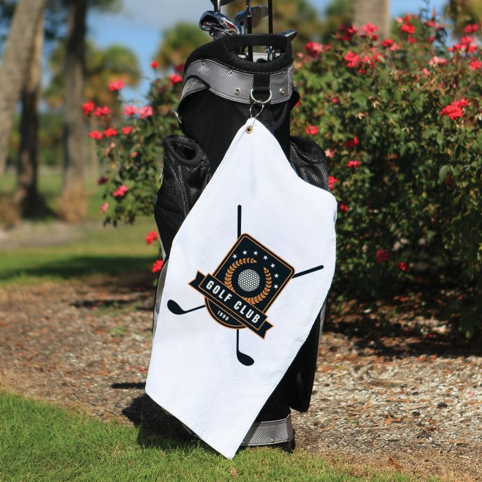 custom golf towel, golf towel wholesale, custom golf towels with logo