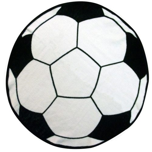 Fiber Reactive Soccer Shaped Sport Towel - Imprinted