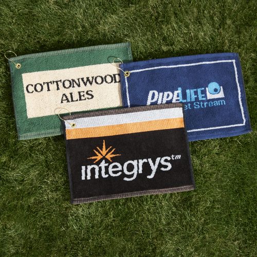 Custom Woven Jacquard customized golf towels, custom golf towels