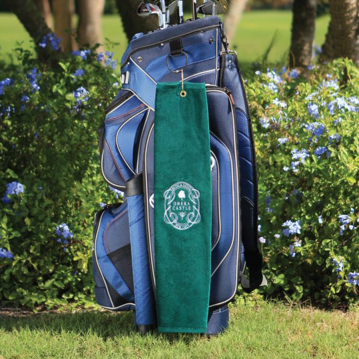 Platinum Collection Golf Towel with Tri-Fold Grommet - Image 2