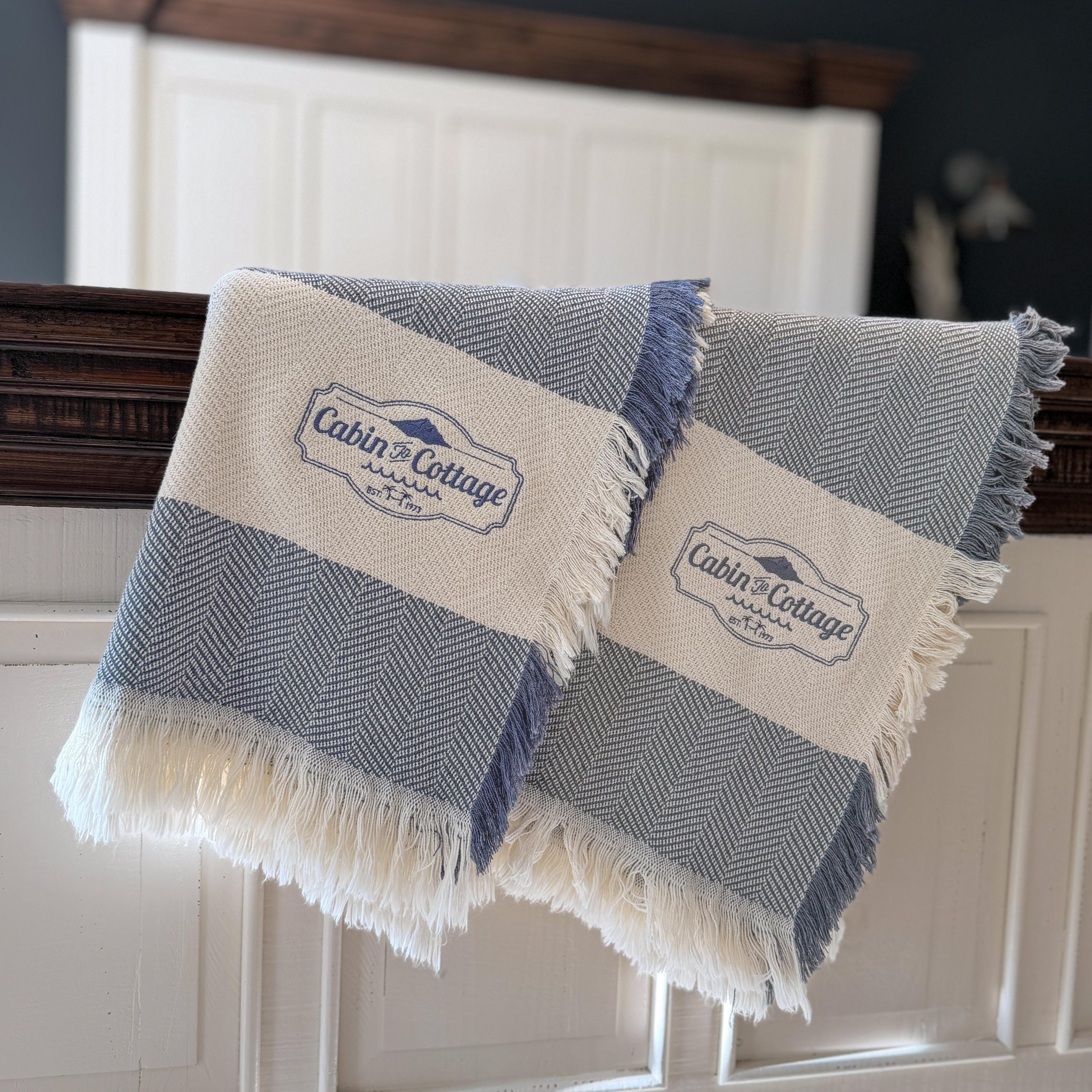 Double Layer Herringbone Throw - Image 5