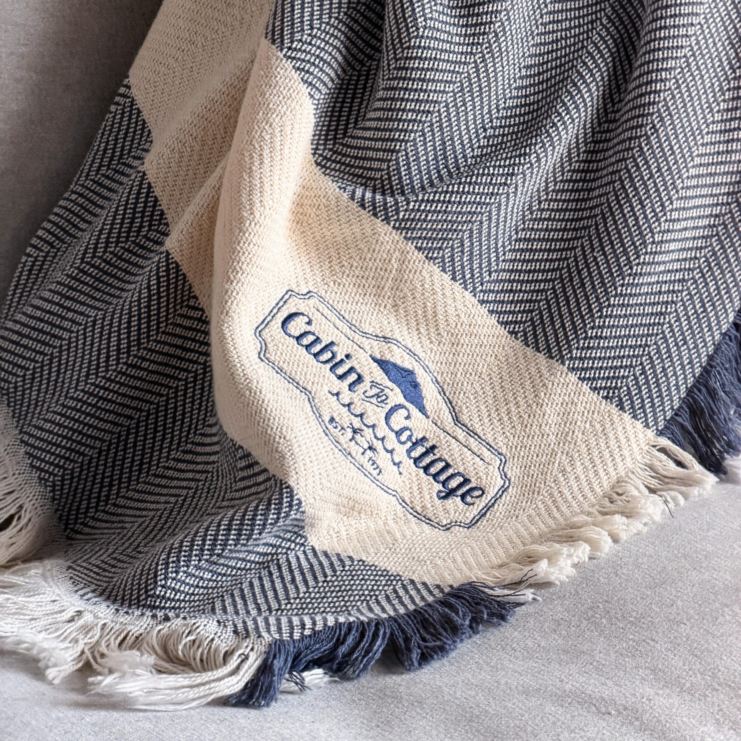 Double Layer Herringbone Throw - Image 6